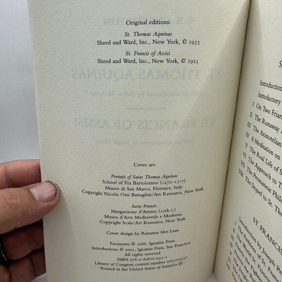 St. Thomas Aquinas and St. Francis of Assisi with Introductions Ralph McInerny - Picture 6 of 6